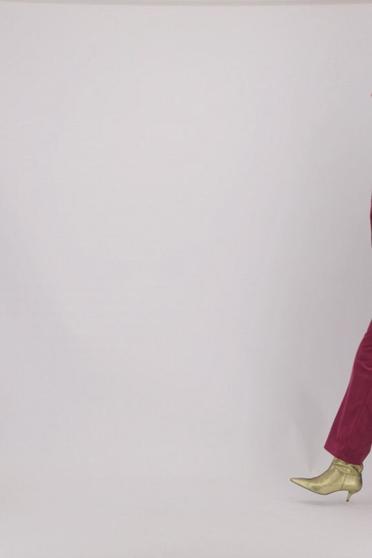 Blazer in velluto vinaccia - JDY