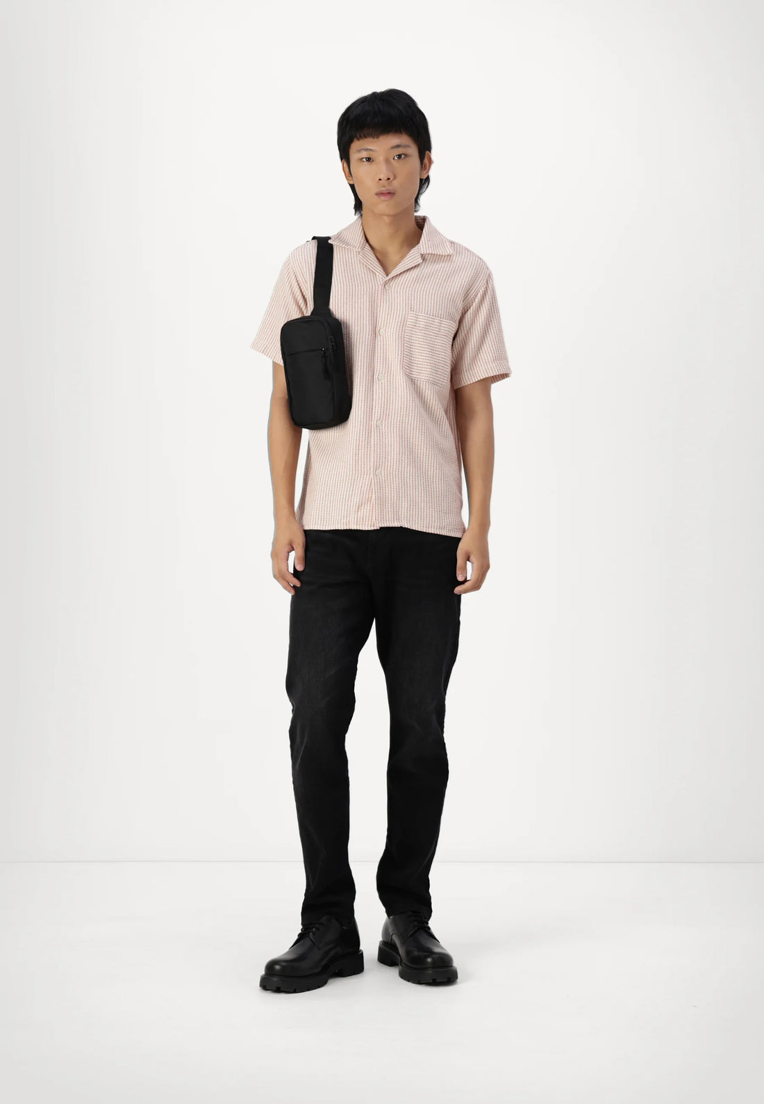 ONSWEFT REGULAR - Jeans a sigaretta - black denim
